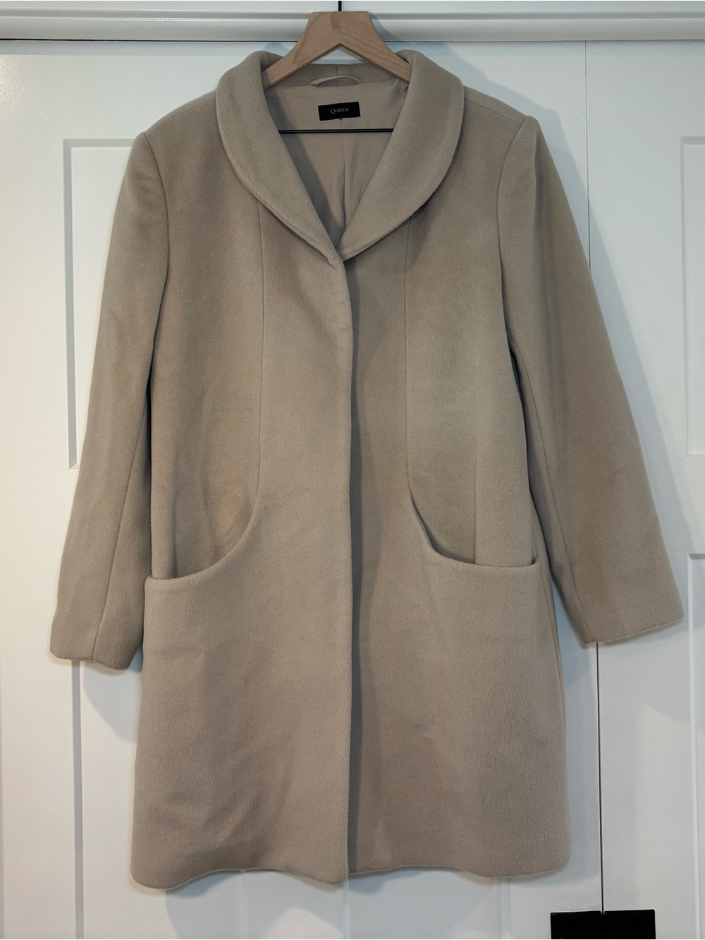 Quince Wool and Cashmere Cocoon Coat